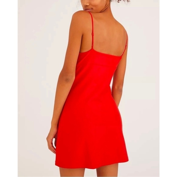 NWT Urban Outfitters Ari Plunging Bustier Mini Dress in Black M - Picture 3 of 10